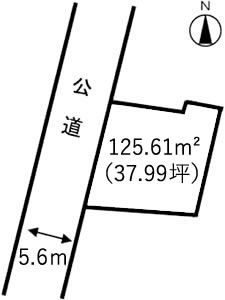 宅地・売土地・分譲地 米沢市東1丁目 区画図