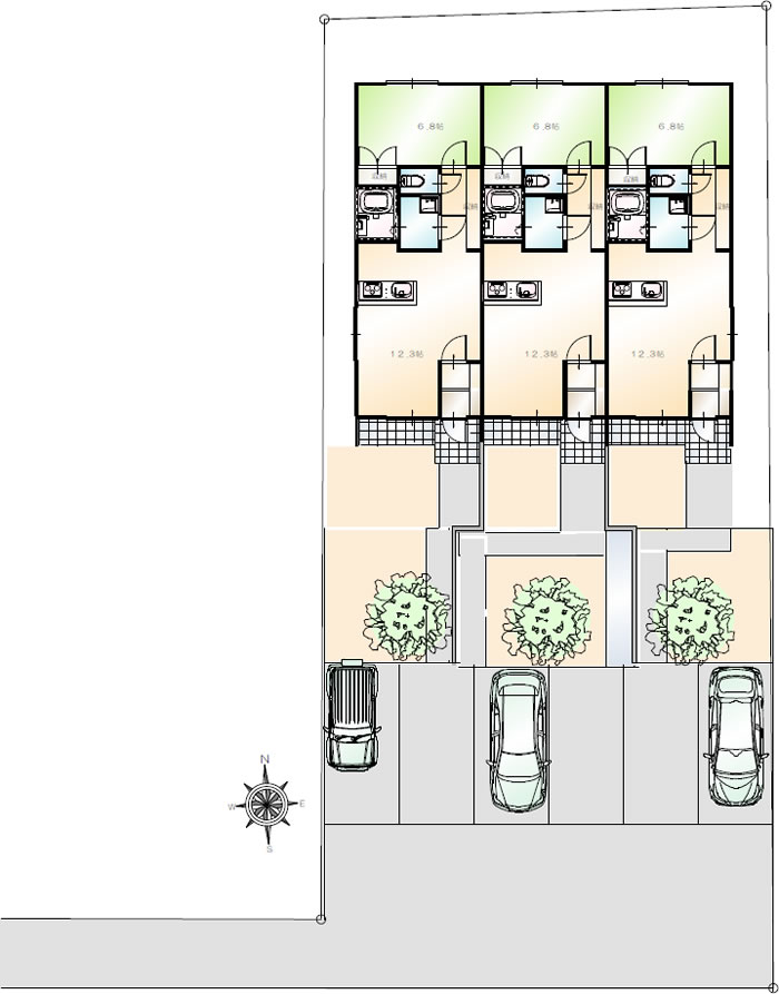 分譲地 土地+建物プラン 米沢市本町1丁目