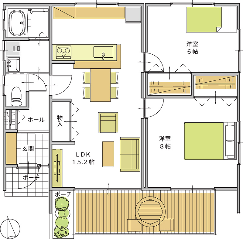 土地+建物プラン 米沢市本町1丁目