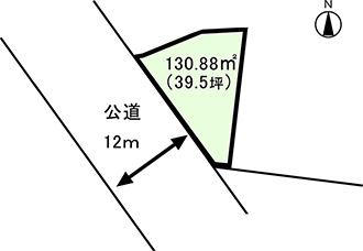 宅地・売土地・分譲地 米沢市塩井町宮井 区画図